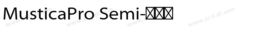 MusticaPro Semi字体转换